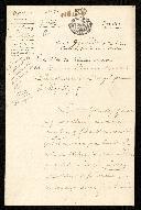 Carta de Talleyrand para António de <span class="hilite">Araújo</span> de Azevedo