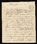 Carta de António de Araújo de Azevedo para o Príncipe da Paz