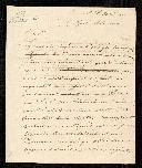 Carta de António de Araújo de Azevedo para Charles Delacroix