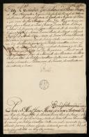 Carta régia concedendo a João António de <span class="hilite">Araújo</span> de Azevedo o foro de Fidalgo da Casa Real
