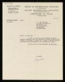 Letter of Louis Bolliet to Willem van der Poel cancelling his presence in Munich meeting
