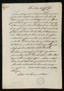 Cópia do decreto real de 24 de setembro de 1802