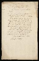 Carta do general Mauvin, comandante da Vanguarda do exército francês, ao corregedor de Abrantes