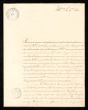 Carta do Conde Palma (D. Francisco de Assis Mascarenhas)