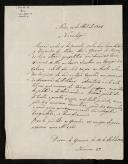 Necrologia publicada no Diário do Governo de 16 de abril de 1844, número 89