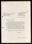 Copy of letter of Willem van der Poel to J. Loeckx about the Sintzoff invitation and LISP