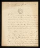 Carta de António de Araújo de Azevedo para Francisco Pereira Peixoto Ferraz Sarmento