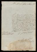 Carta de D. Vasco José de Nossa Senhora da Boa Morte Lobo
