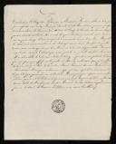 Carta de João António Salter de Mendonça a Manuel Nicolau Esteves Negrão