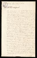 Carta de Manuel Ferreira da Câmara  Bettencourt e Sá