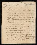 Carta de António de Araújo de <span class="hilite">Azevedo</span> para D. Nicolas Azara