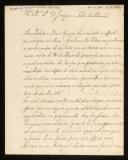Carta de António de Araújo de Azevedo para Joaquim Lobo da Silveira