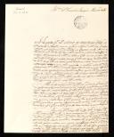 Carta de  Basílio Teixeira Cardoso de Saavedra Freire para Francisco Joaquim Moreira de Carneiro Borges do Couto e Sá