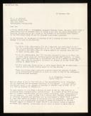 Copy of letter of Richard E. Utman to I. L. Auerbach about a formal ISO/TC 97/SC5
