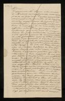 Carta de Francisco José Maria de Brito a Madame Vaugien