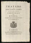 Tratado de amizade, navegação e comércio renovado entre Portugal e a Rússia