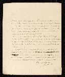 Memória de François de la Grange para o Embaixador de Portugal