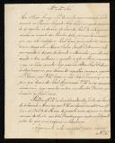 Carta de Luís de Vasconcelos e <span class="hilite">Sousa</span>