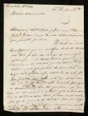 Carta de Manuel Pedro Soares