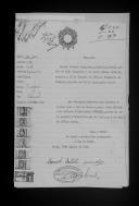 Processo do passaporte de Manuel Batista Goncalves