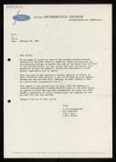 Copy of letter of A. Van Wijngaarden, B. J. Mailloux, J. E. L. Peck and C. H. A. Koster to Willem van der Poel about the reactions to the draft report on Algol 68
