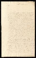 Carta de Miguel de Arriaga Brum da Silveira para o 5.º Conde das Galveias (D. João de Almeida de Melo e Castro)
