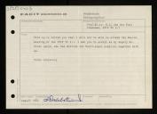 Telegram of I. Dahlstrand to Willem van der Poel
