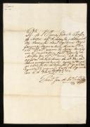 Recibo de Francisco José de Sousa Lobo