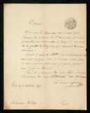 Carta do Conde de Ofalia a Wilks