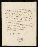 Carta do Almirante Decres para António de <span class="hilite">Araújo</span> de Azevedo