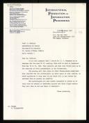 Copy of letter of Willem van der Poel to L. Bolliet accepting his suggestion about J. C. Boussard