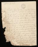 Carta de Jacob Frederico Torlade Pereira de Azambuja