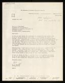 Copy of letter of R. F. Clippinger to F. D. Thompson President of Thompson Publications