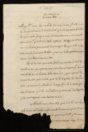 Carta de D. Nicolas Azara para António de Araújo de Azevedo