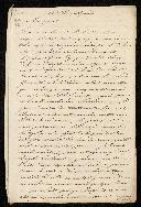Carta de António de <span class="hilite">Araújo</span> de Azevedo para Charles Maurice Talleyrand