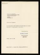 Copy of letter of Heinz Zemanek appointing K. Samelson as a member of IFIP Working Grou 2.1 on Algol