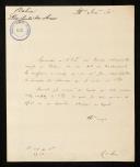 Carta de D. Marcos de Noronha e Brito, Conde dos Arcos
