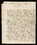 Carta de D. Lourenço de Lima para António de Araújo de Azevedo