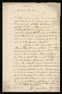 Carta de António de Araújo de Azevedo para Charles Maurice Talleyrand