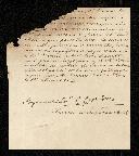 Recibo assinado por Marquês de Marialva, Francisco José Maria de Brito; Suzane Célie-Cappadoce