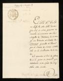 Anexo da carta de Sebastião José de Arriaga Brum da Silveira de 1814.07.15