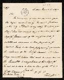 Carta de Lord Strangford para o tesoureiro da feitoria inglesa em Lisboa