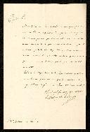 Carta de D. Nicolas Azara para António de Araújo de Azevedo