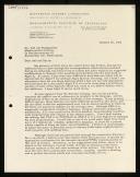 Copy of letter of Douglas T. Ross to Aad van Wijngaarden about Algol X