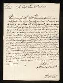 Carta de António Inácio Correia de Sousa Montenegro para José Pinto Cabral de Araújo