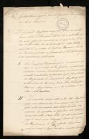 Capitulation signée par le general Beresford et M. de Liniers
