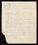 Carta da Condessa de Roquefeuil