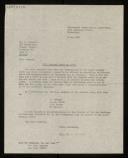 Copy of letter of M. V. Wilkes to Heinz Zemanek about IFIP Working Party on Algol