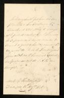 Carta de Sir. William Sidney Smith
