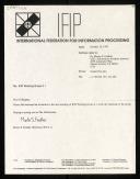 Copy of letter of Martin S. Feather to IFIP WG 2.1 members with invitation to the meeting in Netherlands